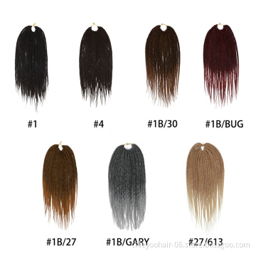 12 Inch Pure Color Crochet Braids (24Roots/Bundle) Thin Crochet Braiding Hair Extension